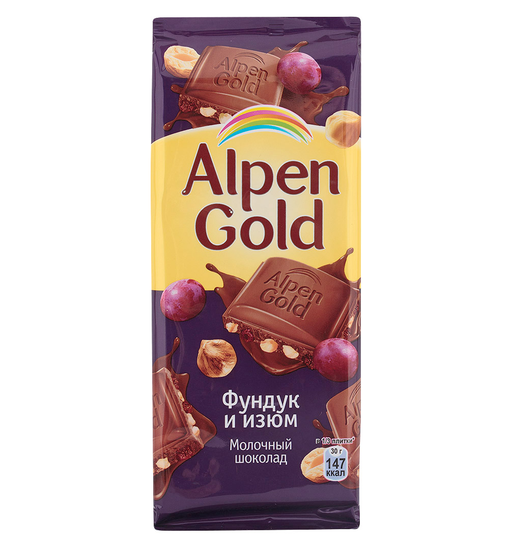 Шоколад Alpen Gold 85гр. Молочный